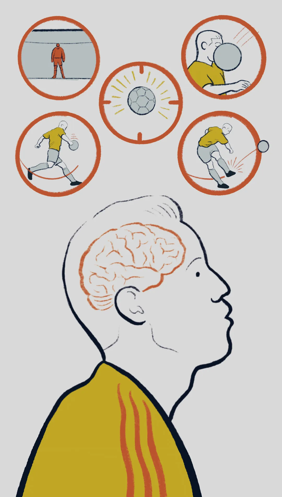 The Brain Science of a Perfect Soccer Play